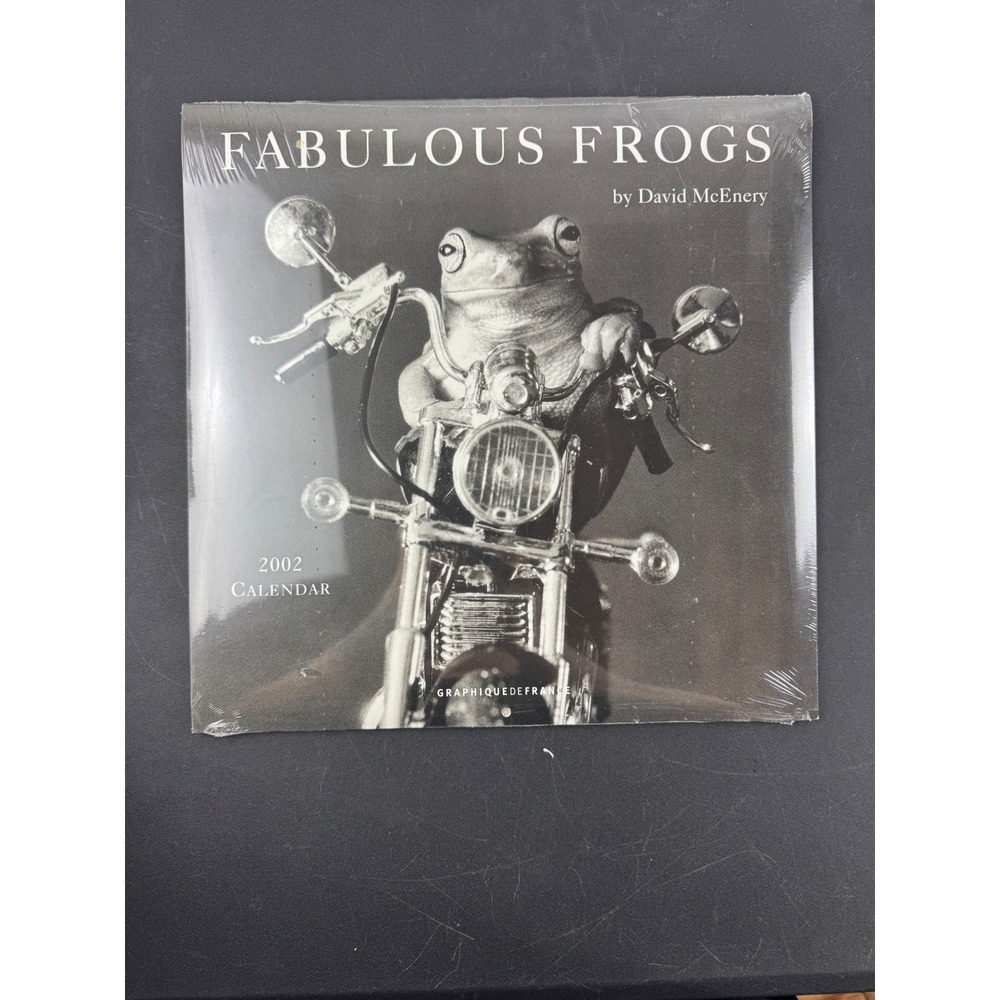 Fabulous Frogs 2002 Wall Calendar David McEnery Graphique de France Vintage New